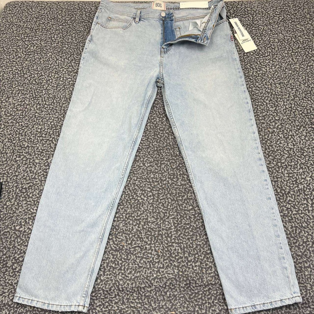 BDG Urban Outfitters Jeans Men 36x32 Blue‎ Vintage Slim Fit Denim Pants New